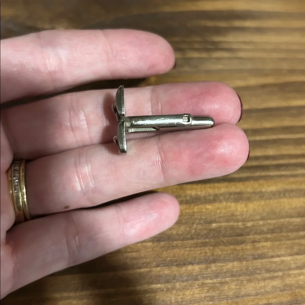 Silver Comedy and Tragedy Cufflinks